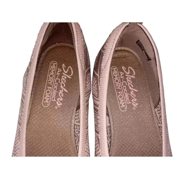 Skechers Women's Snip Knit Vegan Skimmers Sweet Class Mocha  Slip sz 9.5 - Picture 9 of 11